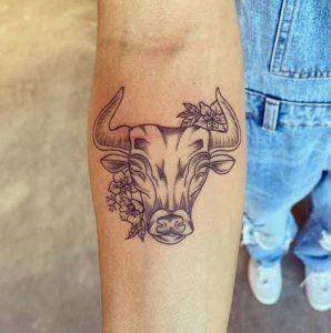 14 Remarkable Taurus Tattoo Ideas You Will Love + Spiritual Examples ...